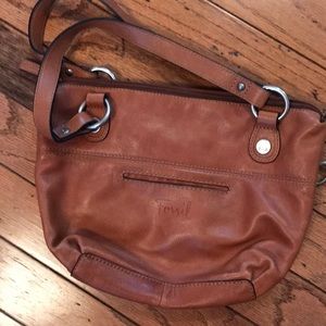 Fossil Hobo Brown Leather Purse